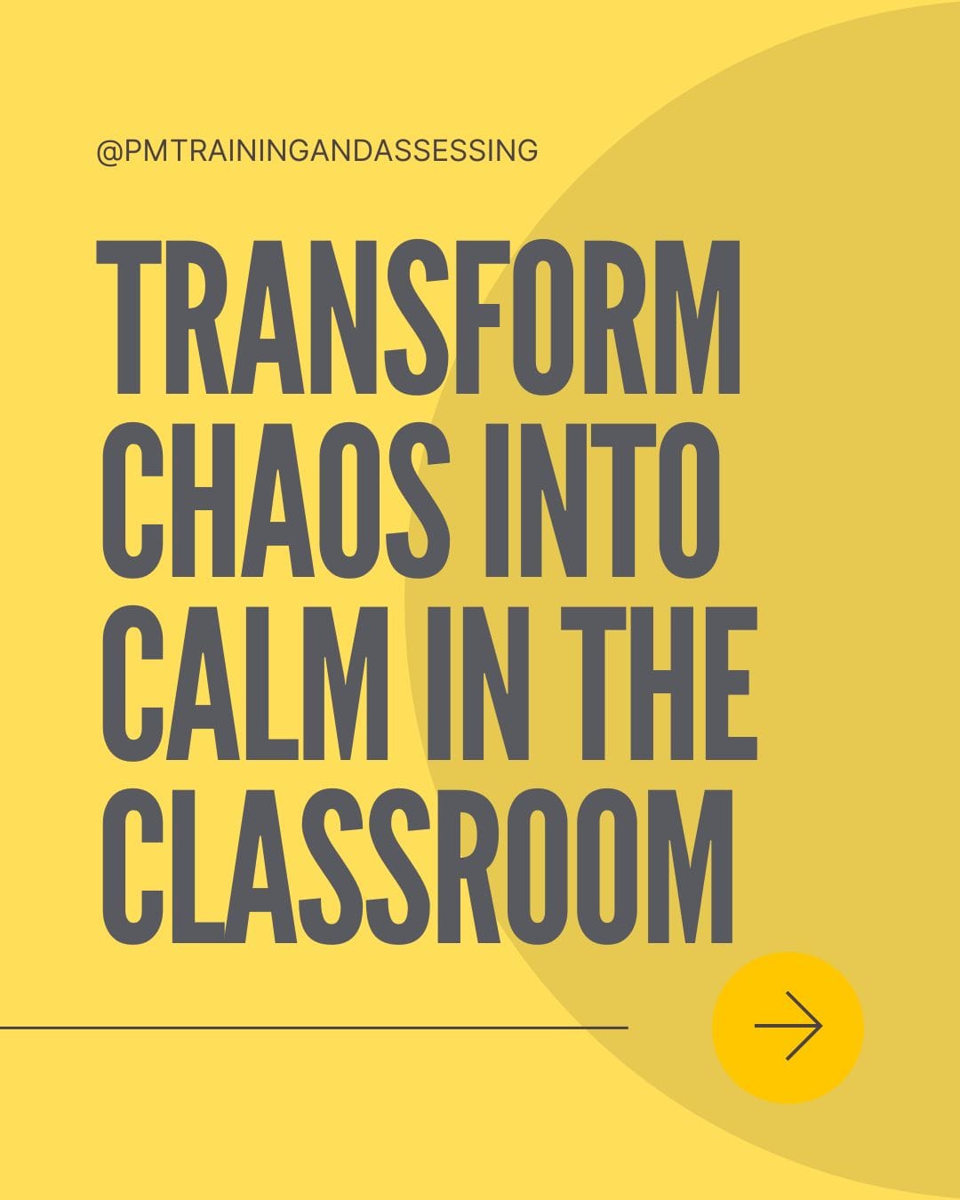 Transform Chaos into Calm in the Classroom